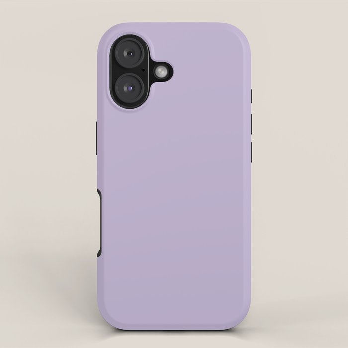 PASTEL LILAC Lavender Light Purple solid color iPhone Case Gallery Image 1