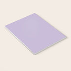PASTEL LILAC Lavender Light Purple solid color Notebook Gallery Image 3