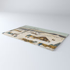 Anna Mary Robertson 'Grandma' Moses Sugaring Off American Folk Art Rug Gallery Image 3