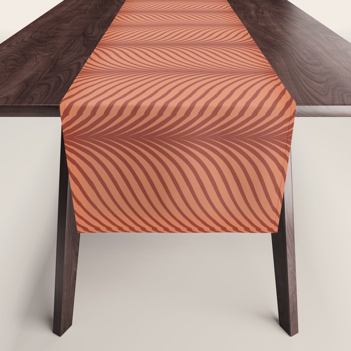 Elysian V Terracotta Table Runner Gallery Image 1
