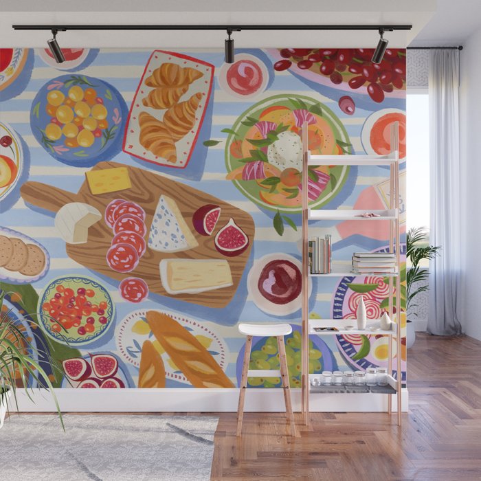 Summer Picnic Wall Mural Gallery Image 1