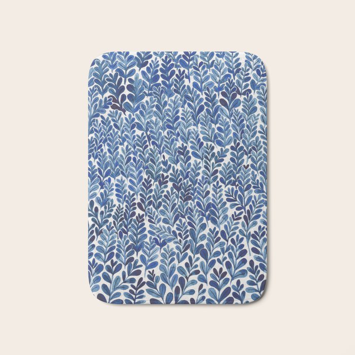 Indigo blues Bath Mat Gallery Image 1
