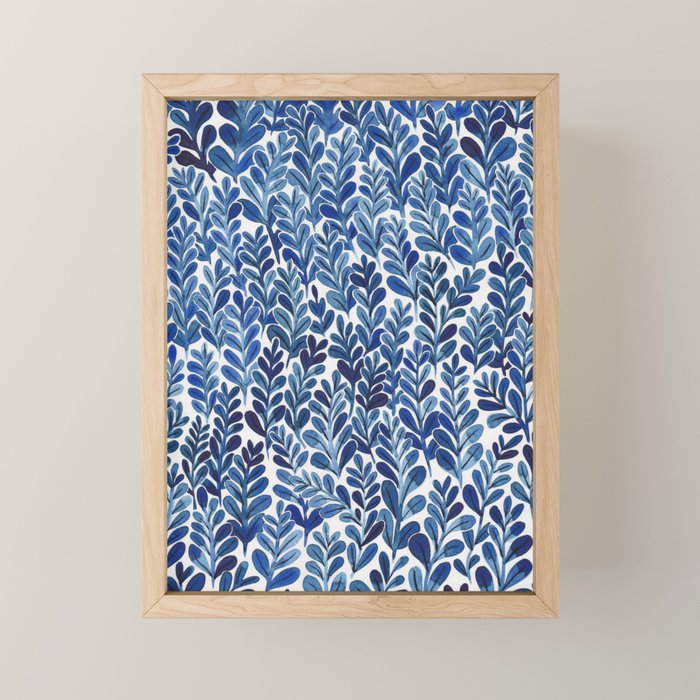 Indigo blues Mini Art Print Gallery Image 1