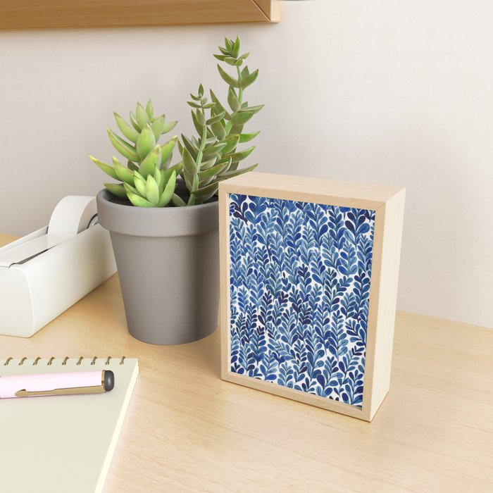 Indigo blues Mini Art Print Gallery Image 2