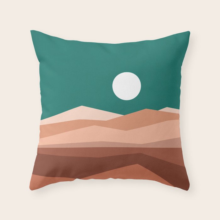 Canyon 01B Throw Pillow Gallery Image 1