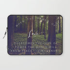 Peace and Love Laptop Sleeve Gallery Image 1