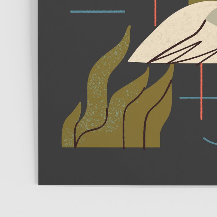 Five Heron Flock Poster Gallery Image 3