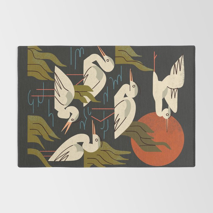 Five Heron Flock Rug Gallery Image 2