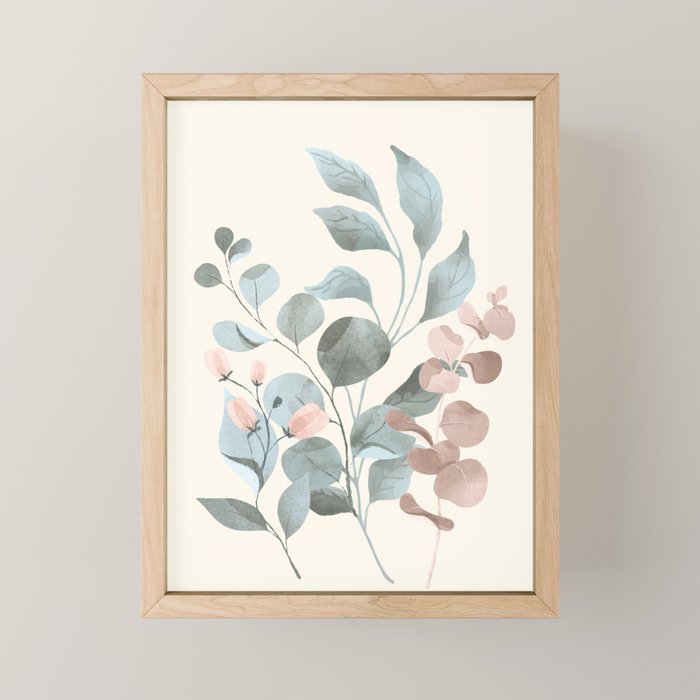 Verdant Branches 02 Mini Art Print Gallery Image 1