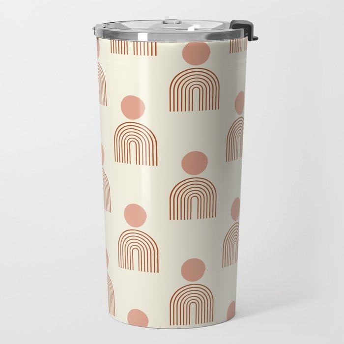 Full moon rainbow pattern collection SS01 Travel Mug Gallery Image 2