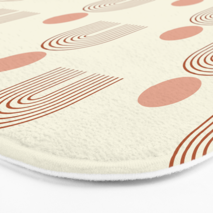 Full moon rainbow pattern collection SS01 Bath Mat Gallery Image 3