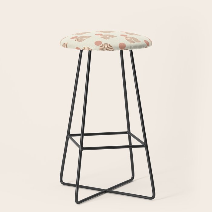 Full moon rainbow pattern collection SS01 Stool Gallery Image 1