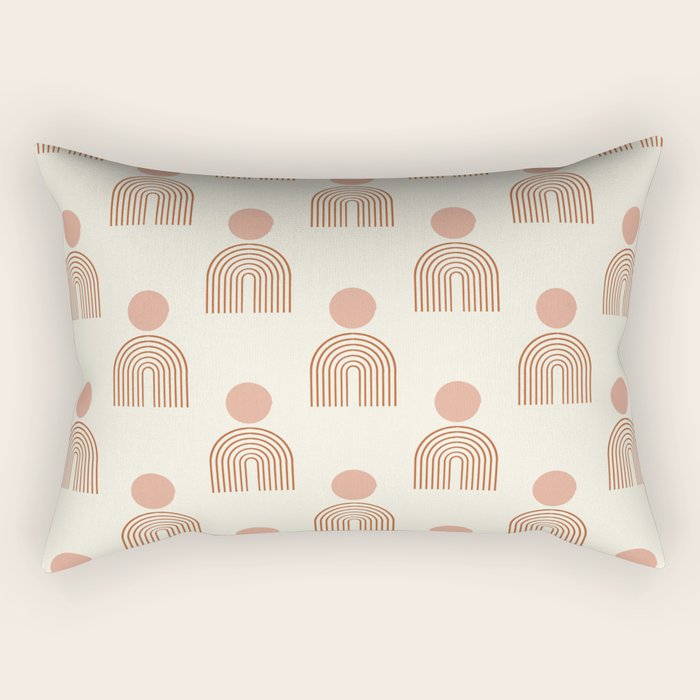 Full moon rainbow pattern collection SS01 Rectangular Pillow Gallery Image 2