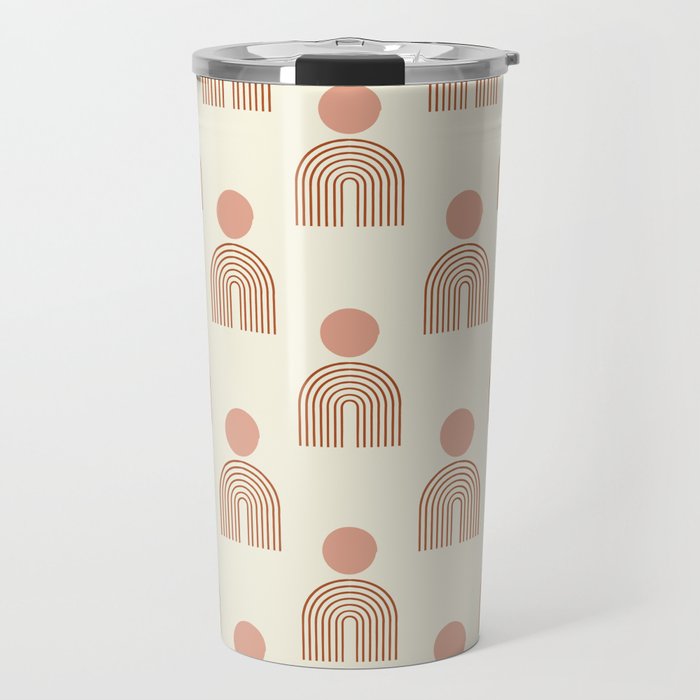 Full moon rainbow pattern collection SS01 Travel Mug Gallery Image 1
