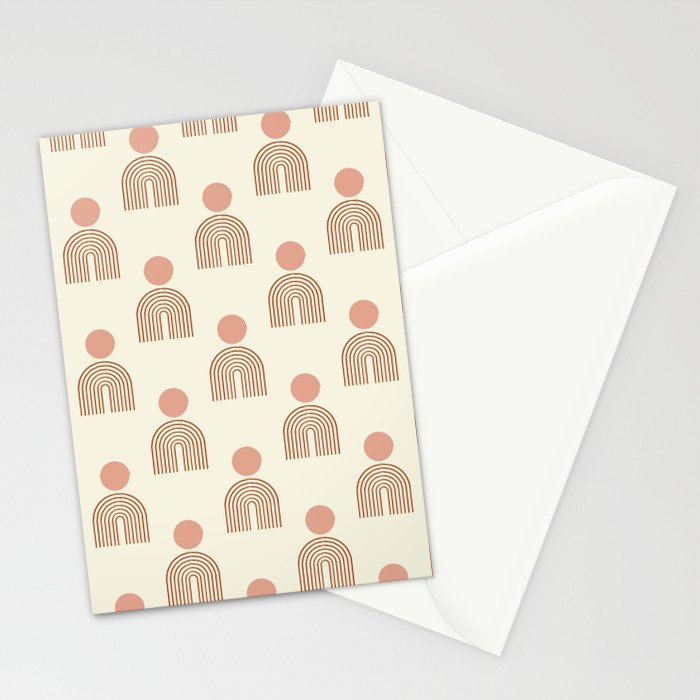 Full moon rainbow pattern collection SS01 Stationery Card Gallery Image 2