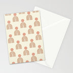 Full moon rainbow pattern collection SS01 Stationery Card Gallery Image 2