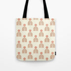Full moon rainbow pattern collection SS01 Tote Bag Gallery Image 1