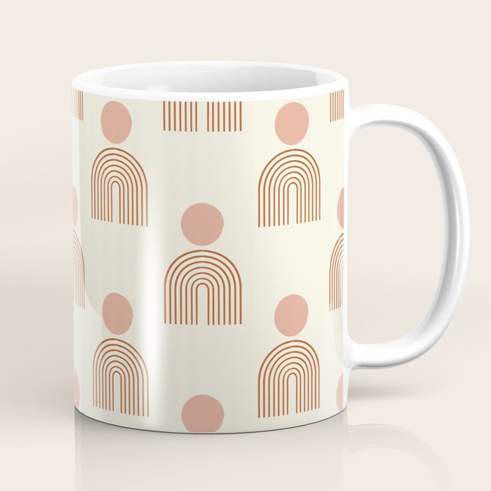 Full moon rainbow pattern collection SS01 Coffee Mug Gallery Image 1