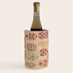 Bokhara Suzani Southwest Uzbekistan Floral Print Wine Chiller Gallery Image 1