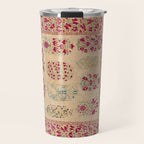 Bokhara Suzani Southwest Uzbekistan Floral Print Travel Mug Gallery Image 1