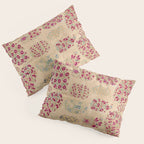 Bokhara Suzani Southwest Uzbekistan Floral Print Pillow Sham Gallery Image 3