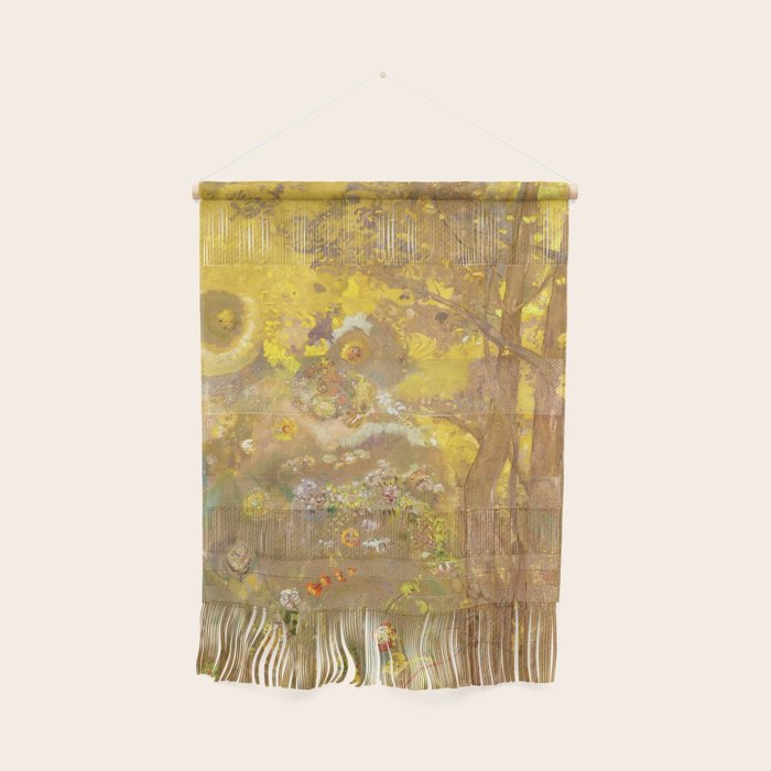 Odilon Redon "Trees on a yellow Background" Wall Hanging Gallery Image 1