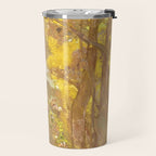 Odilon Redon "Trees on a yellow Background" Travel Mug Gallery Image 2