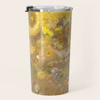 Odilon Redon "Trees on a yellow Background" Travel Mug Gallery Image 3