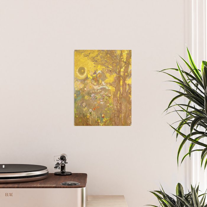 Odilon Redon "Trees on a yellow Background" Poster Gallery Image 2
