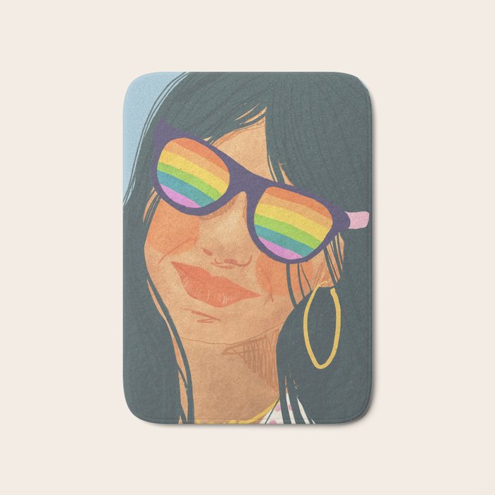Happy Pride Bath Mat Gallery Image 1