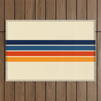Mitsunari - Classic Retro Stripes Outdoor Rug Gallery Image 1