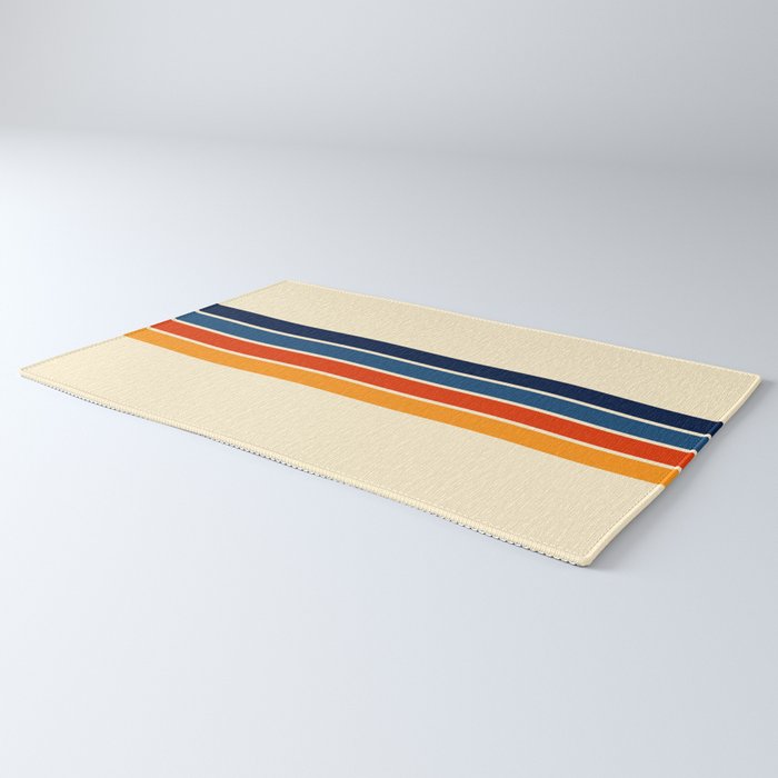 Mitsunari - Classic Retro Stripes Rug Gallery Image 3