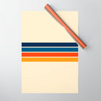 Mitsunari - Classic Retro Stripes Wrapping Paper Gallery Image 1