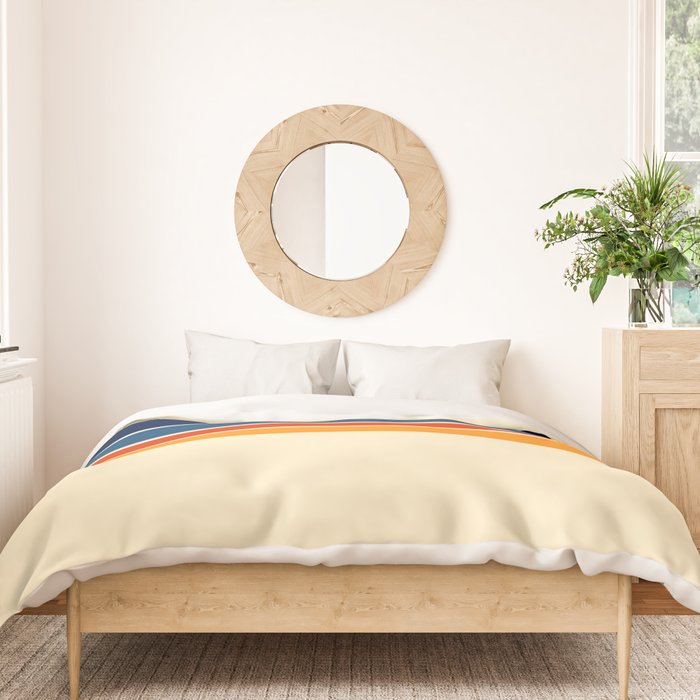 Mitsunari - Classic Retro Stripes Duvet Cover Gallery Image 3