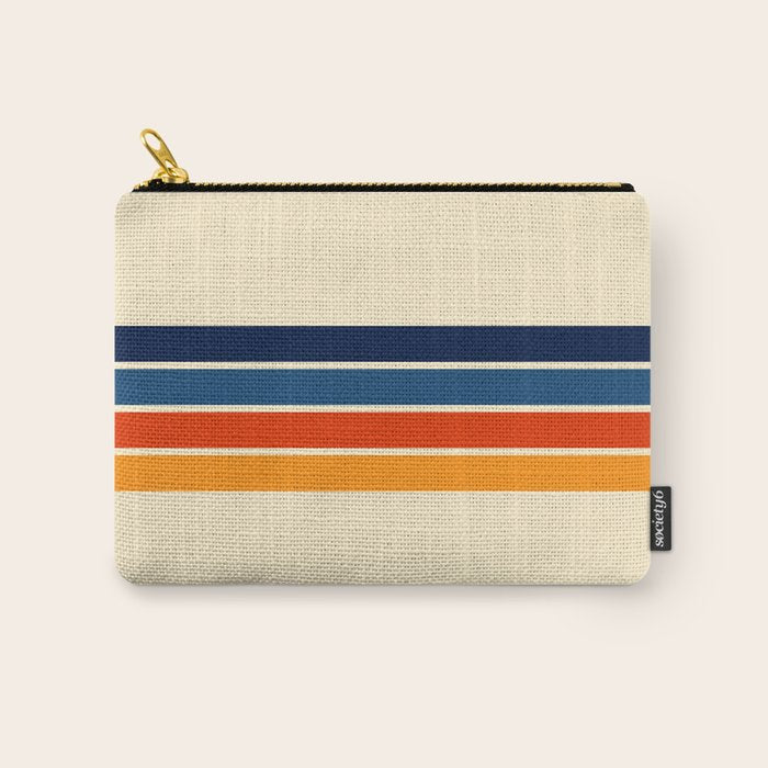 Mitsunari - Classic Retro Stripes Carry All Pouch Gallery Image 1