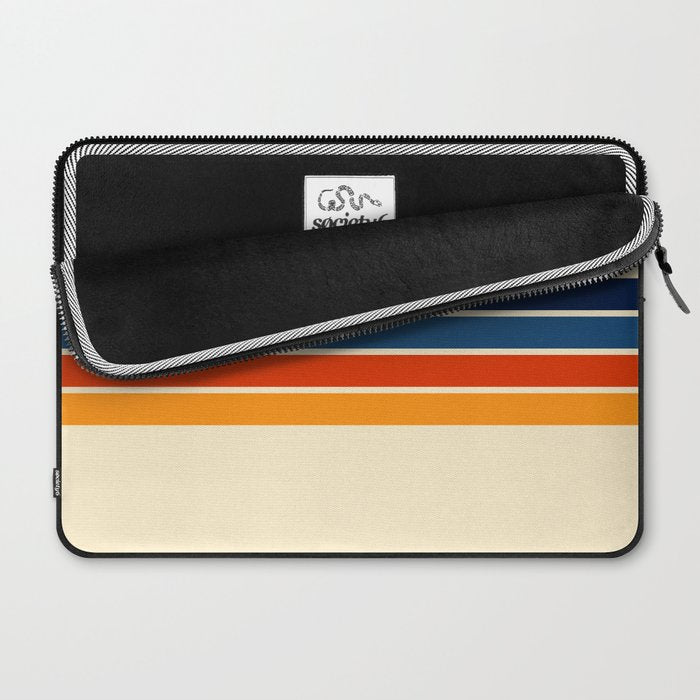 Mitsunari - Classic Retro Stripes Laptop Sleeve Gallery Image 2