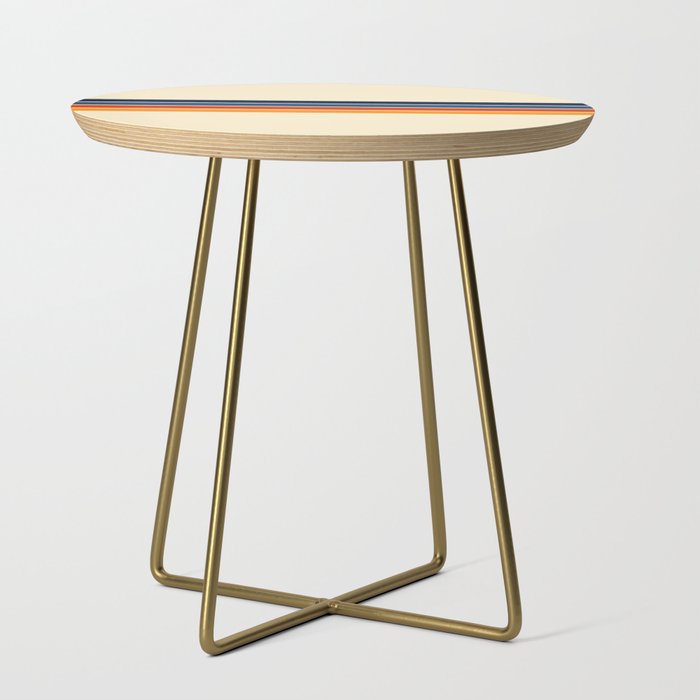 Mitsunari - Classic Retro Stripes Side Table Gallery Image 1