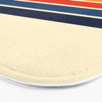 Mitsunari - Classic Retro Stripes Bath Mat Gallery Image 3