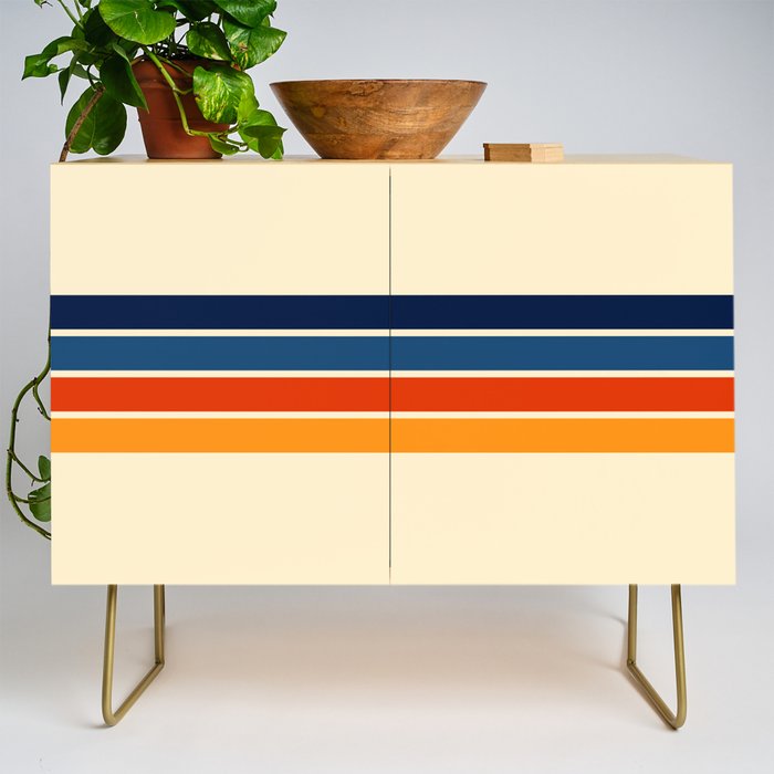 Mitsunari - Classic Retro Stripes Credenza Gallery Image 1
