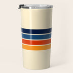 Mitsunari - Classic Retro Stripes Travel Mug Gallery Image 3