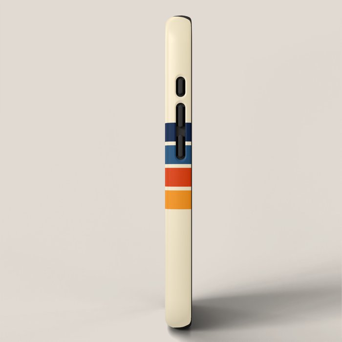 Mitsunari - Classic Retro Stripes iPhone Case Gallery Image 2