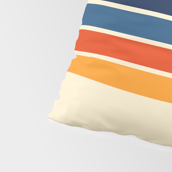 Mitsunari - Classic Retro Stripes Pillow Sham Gallery Image 4