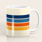Mitsunari - Classic Retro Stripes Coffee Mug Gallery Image 1