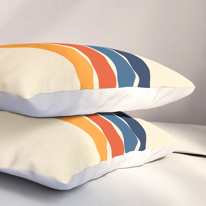 Mitsunari - Classic Retro Stripes Pillow Sham Gallery Image 3