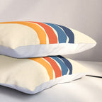 Mitsunari - Classic Retro Stripes Pillow Sham Gallery Image 3