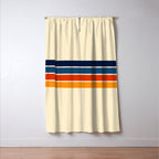 Mitsunari - Classic Retro Stripes Window Curtain Gallery Image 3