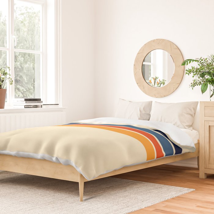 Mitsunari - Classic Retro Stripes Duvet Cover Gallery Image 2