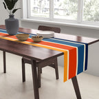 Mitsunari - Classic Retro Stripes Table Runner Gallery Image 2