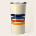 Mitsunari - Classic Retro Stripes Travel Mug Gallery Image 2