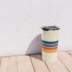 Mitsunari - Classic Retro Stripes Travel Mug Gallery Image 4